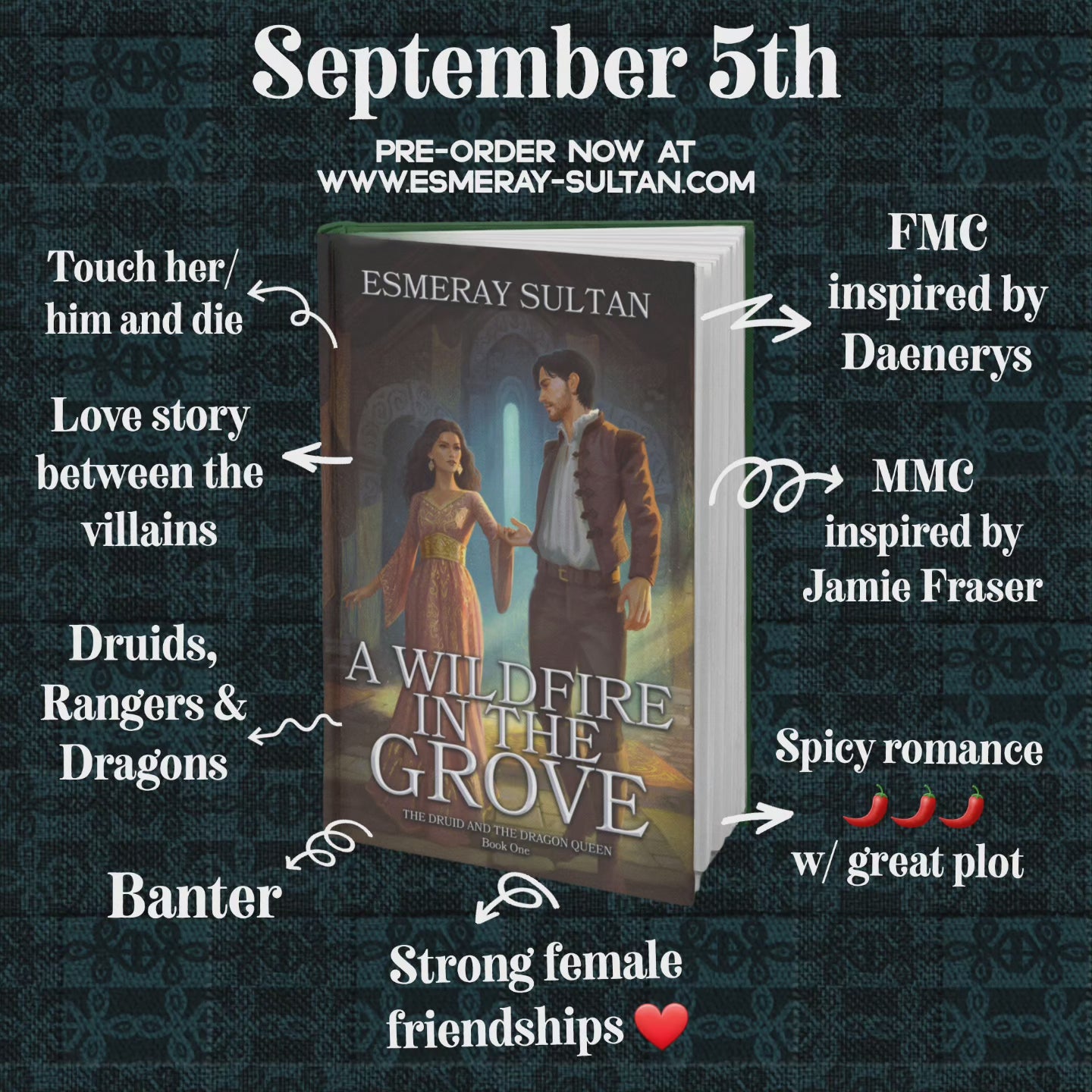 A Wildfire in the Grove SIGNED HARDCOVER